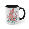 Octopus Cosmic Dancer Art Accent Coffee Mug 11Oz