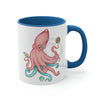 Octopus Cosmic Dancer Art Accent Coffee Mug 11Oz