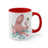 Octopus Cosmic Dancer Art Accent Coffee Mug 11Oz