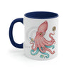 Octopus Cosmic Dancer Art Accent Coffee Mug 11Oz