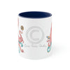 Octopus Cosmic Dancer Art Accent Coffee Mug 11Oz Navy /