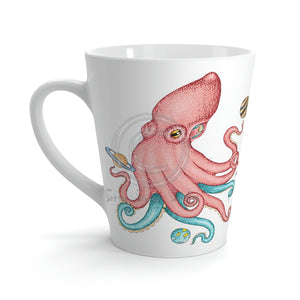 Octopus Cosmic Dancer Art Latte Mug 12Oz Mug