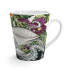 Octopus Exotic Ink Art White Latte Mug Mug