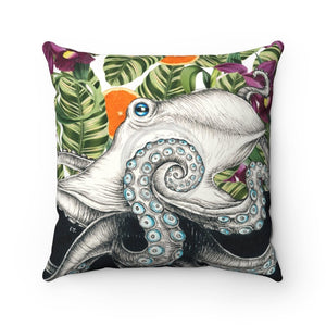 Octopus Exotic Ink Square Pillow 14 X Home Decor