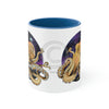 Octopus Galaxy Nebulae Stars Art Accent Coffee Mug 11Oz Blue /