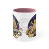 Octopus Galaxy Nebulae Stars Art Accent Coffee Mug 11Oz Pink /