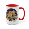 Octopus Galaxy Nebulae Stars Art Two-Tone Coffee Mugs 15Oz Mug
