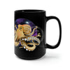 Octopus Galaxy Nebulae Stars Ii Art Black Mug 15Oz