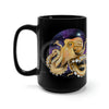 Octopus Galaxy Nebulae Stars Ii Art Black Mug 15Oz