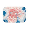 Octopus Ink Red Blue Bath Mat 24 × 17 Home Decor