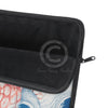 Octopus Ink Red Blue Laptop Sleeve