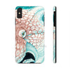 Octopus Ink Teal Orange Ii Case Mate Tough Phone Iphone Xs Max