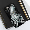 Octopus Kraken On Black Art Mate Tough Phone Cases Case