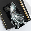Octopus Kraken On Black Art Mate Tough Phone Cases Case