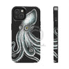 Octopus Kraken On Black Art Mate Tough Phone Cases Iphone 14 Case