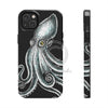 Octopus Kraken On Black Art Mate Tough Phone Cases Iphone 14 Plus Case