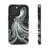Octopus Kraken On Black Art Mate Tough Phone Cases Iphone 14 Pro Max Case