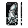 Octopus Kraken On Black Art Mate Tough Phone Cases Iphone 7 8 Se Case