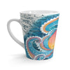 Octopus Kraken Rainbow Dance Watercolor Vintage Map Latte Mug 12Oz Mug