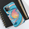 Octopus Kraken Rainbow Teal Dance Watercolor Art Case Mate Tough Phone Cases