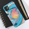 Octopus Kraken Rainbow Teal Dance Watercolor Art Case Mate Tough Phone Cases
