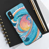 Octopus Kraken Rainbow Teal Dance Watercolor Art Case Mate Tough Phone Cases