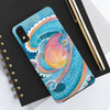 Octopus Kraken Rainbow Teal Dance Watercolor Art Case Mate Tough Phone Cases