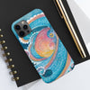 Octopus Kraken Rainbow Teal Dance Watercolor Art Case Mate Tough Phone Cases