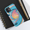 Octopus Kraken Rainbow Teal Dance Watercolor Art Case Mate Tough Phone Cases