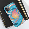 Octopus Kraken Rainbow Teal Dance Watercolor Art Case Mate Tough Phone Cases