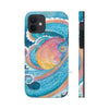 Octopus Kraken Rainbow Teal Dance Watercolor Art Case Mate Tough Phone Cases Iphone 12