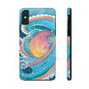 Octopus Kraken Rainbow Teal Dance Watercolor Art Case Mate Tough Phone Cases Iphone X