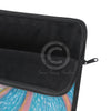 Octopus Kraken Rainbow Teal Dance Watercolor Art Laptop Sleeve