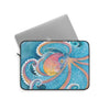 Octopus Kraken Rainbow Teal Dance Watercolor Art Laptop Sleeve