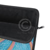 Octopus Kraken Rainbow Teal Dance Watercolor Art Laptop Sleeve