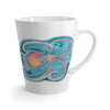 Octopus Kraken Rainbow Teal Dance Watercolor Art Latte Mug Mug