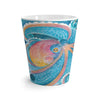 Octopus Kraken Rainbow Teal Dance Watercolor Art Latte Mug Mug