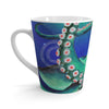Octopus Nebula Galaxy Teal Art Latte Mug 12Oz Mug