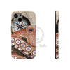 Octopus Pale Red Compass Vintage Map Beige Nautical Case Mate Tough Phone Cases Iphone 13