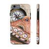 Octopus Pale Red Compass Vintage Map Beige Nautical Case Mate Tough Phone Cases Iphone 6/6S