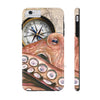 Octopus Pale Red Compass Vintage Map Beige Nautical Case Mate Tough Phone Cases Iphone 6/6S Plus