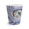 Octopus Purple Blue Compass Latte Mug Mug