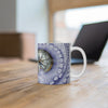 Octopus Purple Blue Compass Mug 11Oz