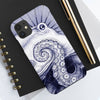 Octopus Purple Blue Tentacle Ink Case Mate Tough Phone Cases