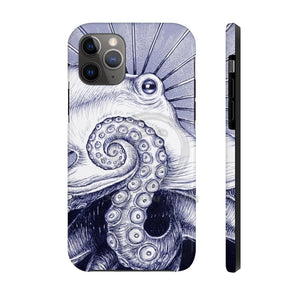 Octopus Purple Blue Tentacle Ink Case Mate Tough Phone Cases Iphone 11 Pro