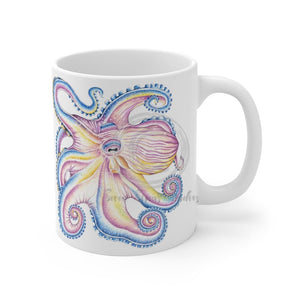 Octopus Rainbow Ink Mug 11Oz