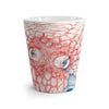 Octopus Red Blue Map Ink Latte Mug Mug