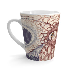 Octopus Red Purple Map Ink Latte Mug 12Oz Mug
