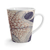 Octopus Red Purple Map Ink Latte Mug Mug