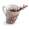 Octopus Red Purple Map Ink Latte Mug Mug